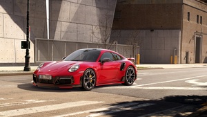 Porsche 911 Turbo S, TechArt, 2021, 4K wallpaper