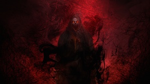 Hell, Demon, Scary, Dark red, 4K wallpaper