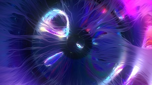 Eye, Bright, 3D, CGI, Blue, Purple, Spectrum, Glowing, 4K wallpaper