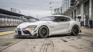Toyota GR Supra GT4, Prototype, Race track, 4K wallpaper