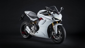 Ducati SuperSport 950, Dark background, Sports bikes, 2021, 4K wallpaper