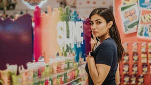 Woman, Cinematic, Portrait, Shop, Mall, Store, 4K wallpaper