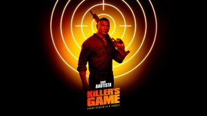 Dave Bautista, The Killers Game, 2024 Movies, AMOLED, Black background, 4K wallpaper