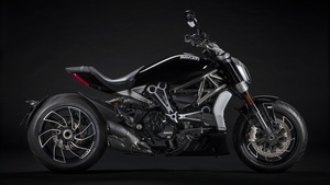 Ducati XDiavel S, Black bikes, Cruiser motorcycle, 2021, Dark background, 4K wallpaper