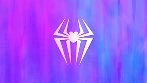 Gwen Stacy, Logo, Colorful background, Spider-Man: Across the Spider-Verse, 4K wallpaper