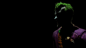 Joker, Black background, Evil laugh, 4K wallpaper