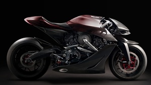 Aston Martin AMB 001, Sports bikes, Futuristic, Black background, 4K wallpaper
