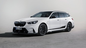 BMW M5, M Performance Parts, 2024, White cars, 4K wallpaper