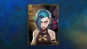 Arcane, Jinx, Arcane: League of Legends, Season 2, Blue background, 4K wallpaper