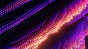 Glowing, Rays, Bars, Colorful, 4K wallpaper