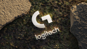Logitech, 3D logo, Digital Art, 4K wallpaper