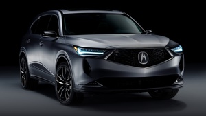 Acura MDX Prototype, 2020, Black background, 4K wallpaper
