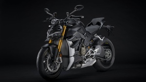 Ducati Streetfighter V4, Dark Stealth, Dark background, 2021, 4K wallpaper