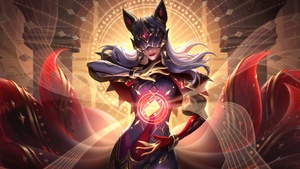 League of Legends, Ahri, 4K wallpaper