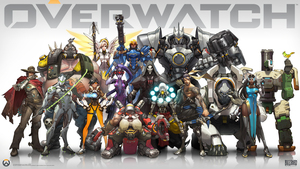 Overwatch, Game poster, Character art, 4K wallpaper