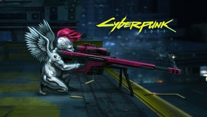 Cyberpunk 2077, Sniper, 4K wallpaper
