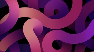 iPadOS 14, Pink, iPad Air 2020, Dark, Stock, 4K wallpaper
