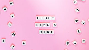 Pink background, Letters, Girly backgrounds, Popular quotes, Aesthetic, 4K wallpaper