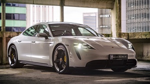 Porsche Taycan Turbo S, 2020, 4K wallpaper