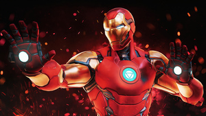 Iron Man, Fortnite, Marvel Comics, 2020, 4K wallpaper