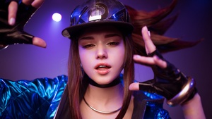KDA Akali, Cosplay, 4K wallpaper
