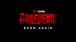 Daredevil: Born Again, Black background, 2025 series, Disney series, 4K wallpaper