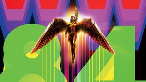 Wonder Woman 1984, DC Comics, Black background, 2020 Movies, 4K wallpaper