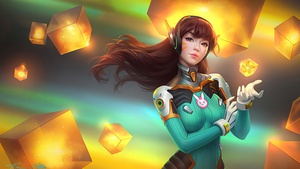 DVa, Overwatch, 4K wallpaper