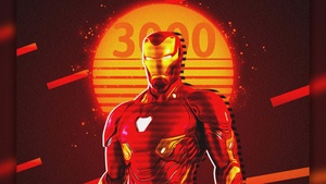 Iron Man, I Love You 3000, Marvel Superheroes, Artwork, Fan Art, 4K wallpaper