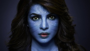 Priyanka Chopra, Indian actress, Avatar, CGI, Portrait, Bollywood actress, 4K wallpaper