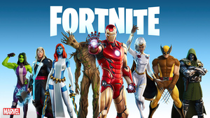 Fortnite, Season 4, Marvel Superheroes, Crossover, 4K wallpaper