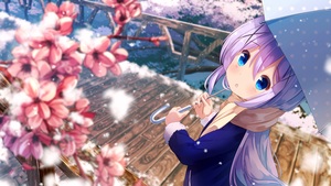 Anime girl, Cute anime, Spring, Girly, 4K wallpaper