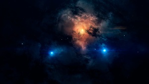 Stars, Galaxy, Astronomy, Cosmos, Blue, 4K wallpaper