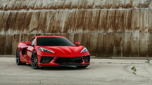 Chevrolet Corvette, Red cars, 4K wallpaper