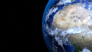 Earth, Black background, Planet, 4K wallpaper