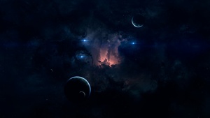 Cosmos, Planets, Stars, Astronomy, Galaxy, 4K wallpaper