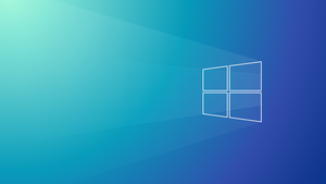 Windows 10, Gradient background, Simple, 4K wallpaper