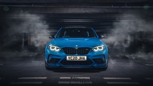 BMW M2 CS, 2020, Dark background, 4K wallpaper