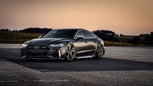 Audi RS 7 Sportback, Black Box-Richter, 2020, 4K wallpaper