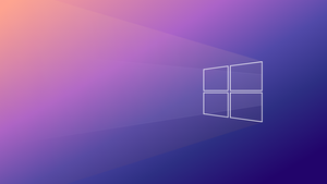 Windows 10, Gradient background, Aesthetic, Simple, 4K wallpaper