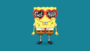 SpongeBob, SpongeBob smiley face, SpongeBob SquarePants, 4K wallpaper