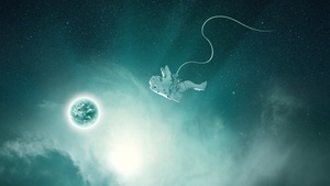 Astronaut, Space Travel, Gravity, Earth, Nebula, Universe, Galaxy, Stars, Astronomy, 4K wallpaper