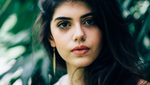 Sanjana Sanghi, Closeup, Dil Bechara actress, Beautiful actress, Bollywood actress, Indian actress, 4K wallpaper