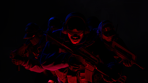 CS GO, Counter-Strike: Global Offensive, Black background, AMOLED, 4K wallpaper