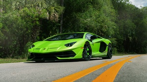 Lamborghini Aventador SVJ, 4K wallpaper