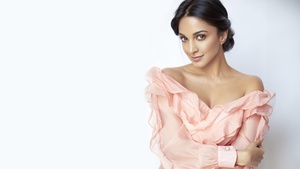 Kiara Advani, Indian actress, Bollywood actress, White background, 4K wallpaper