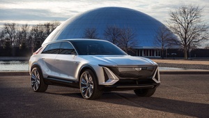 Cadillac Lyriq, Electric crossover, Electric cars, 2023, 4K wallpaper