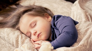 Cute Girl, Sleeping baby, Cute child, Adorable, 4K wallpaper