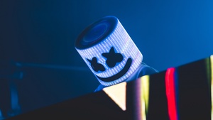 Marshmello, American DJ, Live concert, 4K wallpaper