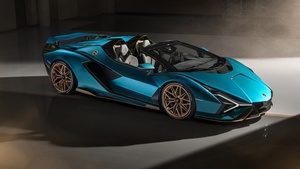 Lamborghini Sián Roadster, 2020, 4K wallpaper